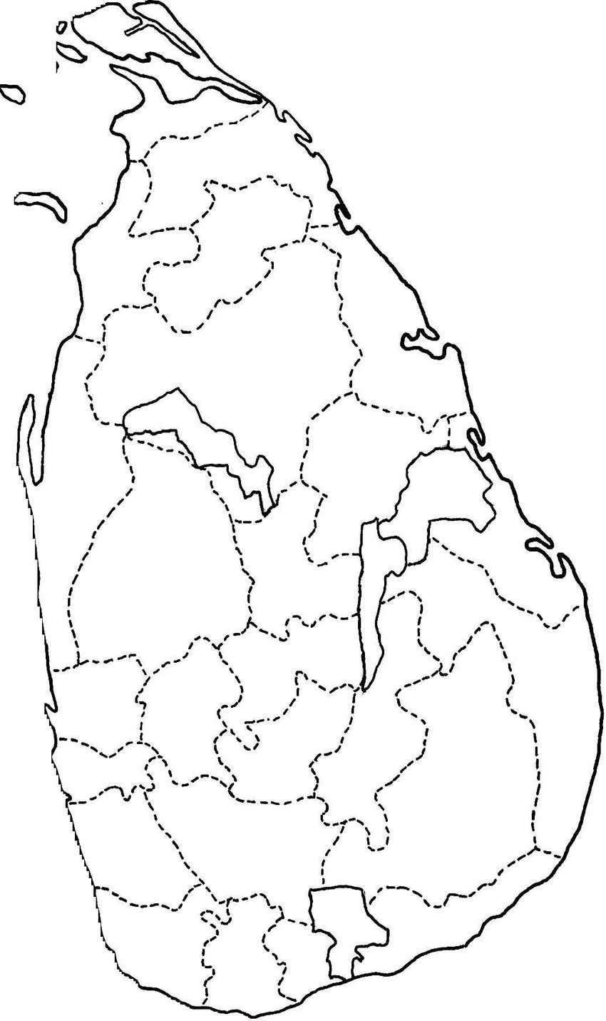 download sri lanka district map pdf